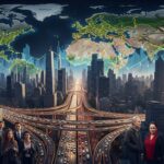 Global population growth impacting cities, resources, and economic development