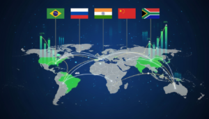 BRICS nations rising as emerging economic powers influencing global trade and geopolitics