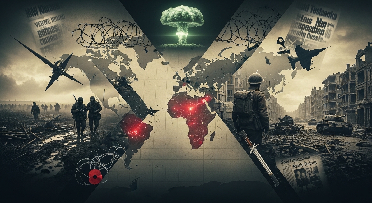 Major global conflicts that reshaped world history and geopolitical power